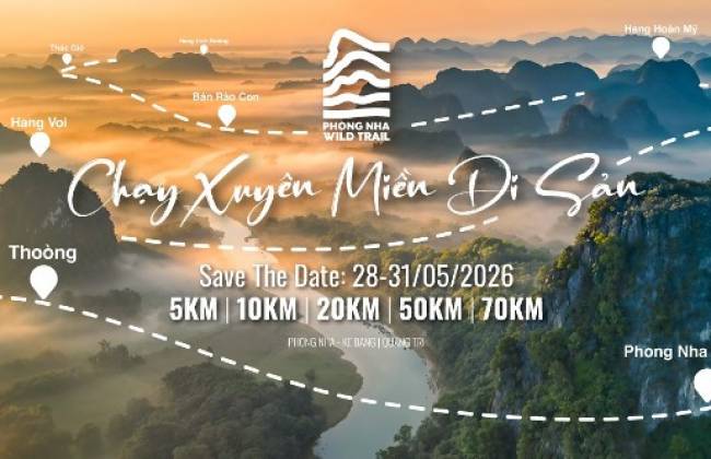 Giải pháp liên lạc  cho giải Marathon Phong Nha Wild Trail 2026