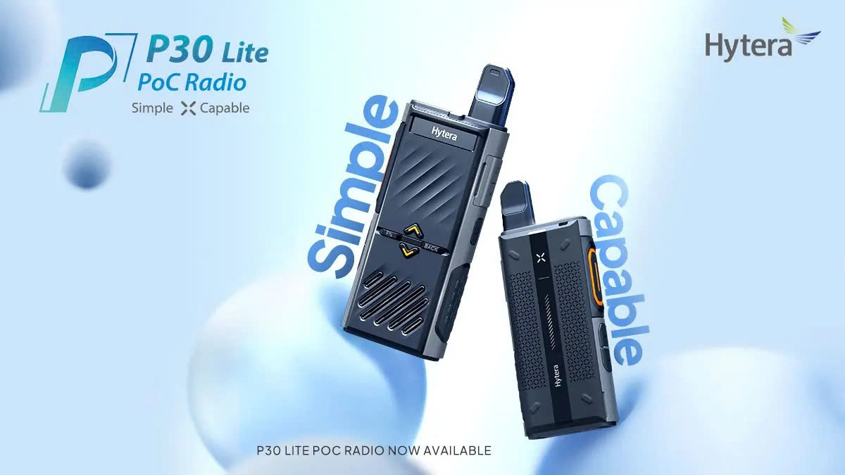 Hytera P30 Lite – Bộ đàm PoC nhỏ gọn tích hợp NFC cho quản lý thông minh