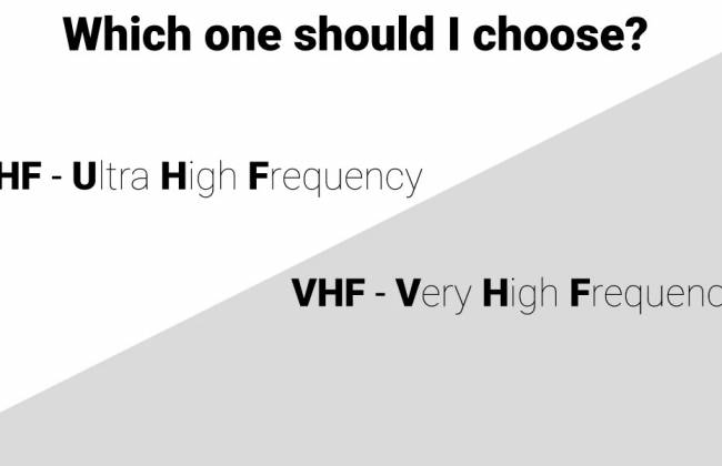 UHF vs VHF - Tìm hiểu về tần số vô tuyến mà bộ đàm của bạn sử dụng